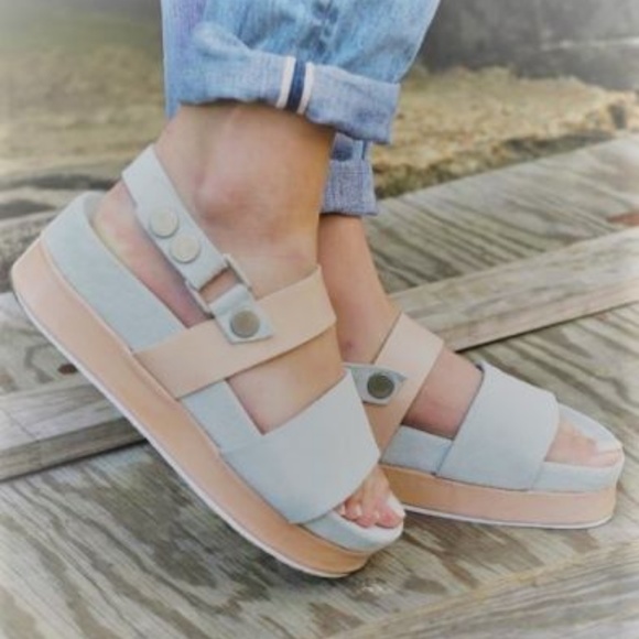Free People Little Rock Flatform Leather Sandals - Picture 3 of 7